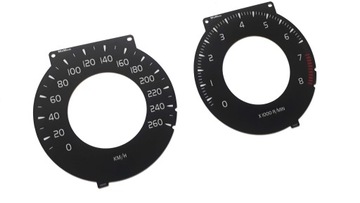 Volvo s80 xc70 передний рестайлинг диски спидометра з mph фото №1