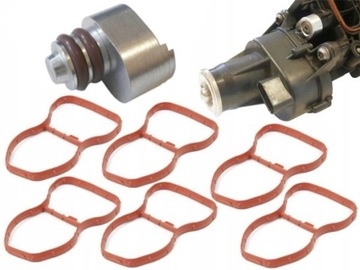 Заглушка колектор впускний f01 f02 f03 f04 f06 3.0 фото №1