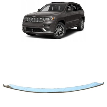 Планка бампера нижнего хром jeep grand cherokee wk2 summit 2017-2021 фото №1