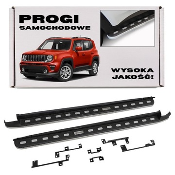 Jeep renegade i bu 2015+ градуси бічні пороги автомобільні + гвинти фото №1