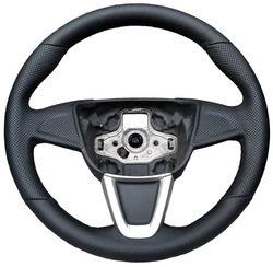 Руль seat ibiza iv 4 6j обшивка кожа 932 фото №1