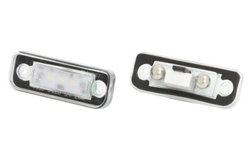 Лампа освещение номерного знака rej. led 12v mercedes c t-model s203, c w203, e w фото №1