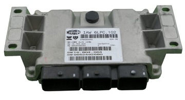 Компьютер citroen c3 1.4 iaw6lpc.102 9662492680 фото №1