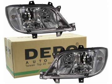 Лампы фары mercedes sprinter 2t 02-06 3t 00-06 4t 02-06 фото №1