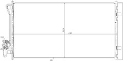 Condenser land rover discovery 2.0d 15- 350479 nrf фото №1