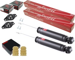 Kyb 2x амортизаторы + подушки отбойники mondeo iv mk4 s-max galaxy volvo зад фото №1