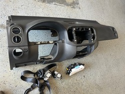 Vw golf v plus консоль панель раздаточная air bag оригинал фото №1