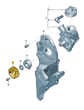 Нове оригінальні audi оригінальний номер колесо ремінь зубчастого 03l130111f фото №1