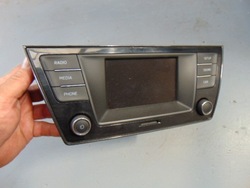 Радио заводские оригинал 6v0035871d skoda fabia iii 6v 17r фото №1