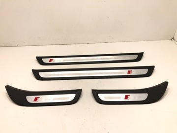 Планки порогові накладки комплект s-line 8r0853374c audi q5 08-17 фото №1