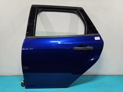 Двері зад ліві ford focus mk3 універсал темно-синій 1d фото №1