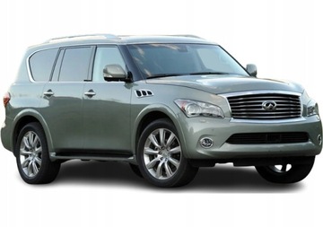 Рамка галоген хром права infiniti qx56 z62 2011 фото №1