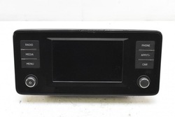 Радіо радіопрогравач 654035869j skoda fabia 4 iv 21- фото №1