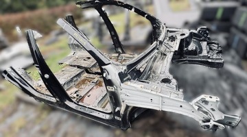 Hyundai palisade четверть лонжерон правая перед лонжерон порог фото №1