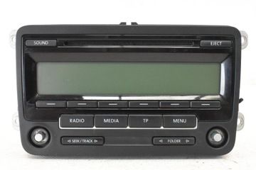 Радио радиопроигрыватель cd 1k0035186aa vw golf 5 v 03-09 фото №1