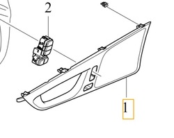 Volvo s60 iii v60 ii переднє лівий панель двері bowe фото №1