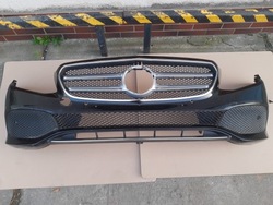 Mercedes e w213 бампер перед+ решітка решітка радіатора фото №1