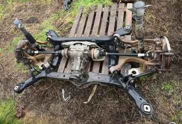 Подвешивание задние зад поворотный кулак полуось дифференциал audi a6 c7 3.0 tdi jan фото №1