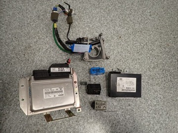 Hyundai accent 02-05 набір стартовий комп'ютер замок запалювання фото №1