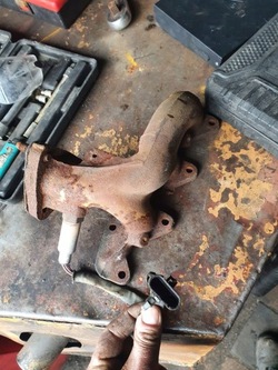 Коллектор выпускной matiz i зонд daewoo matiz 800 фото №1