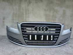 Audi a8 d4 бампер перед переднее ly7g фото №1