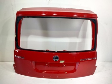 Кришка багажника skoda roomster 06-15 червона фото №1