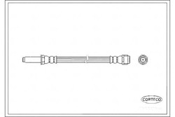 Corteco 19035315 шланг тормозной гибкий фото №1