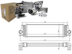 Nissens інтеркулер suzuki grand vitara ii 1.9 ddi фото №1