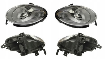 Фара лампа fiat 500l 13- l+p tyc фото №1