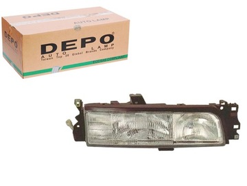 Фара h1/h4 цвет вкладыш: хромированный цвет ki фото №1