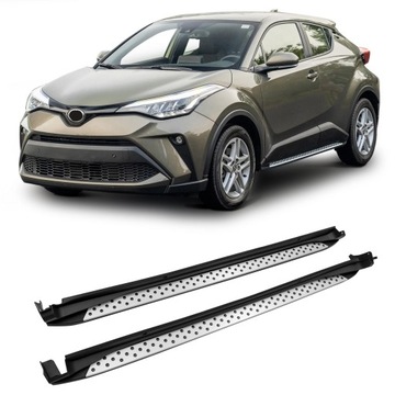 Градусы боковые пороги автомобильные toyota c-hr 2016- фото №1