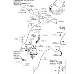 Кришка бачка склоомивача mazda cx 5 фото №1