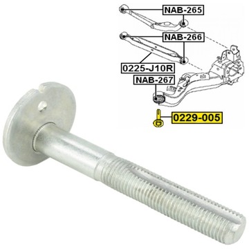 Винт регулировка zbieżności pochylenia колёса renualt koleos kadjar фото №1
