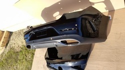 Бампер + ковзани задній зад mercedes cls 257 w257 amg чорний org фото №1