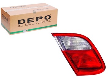 Лампа запчасть внутренняя цвет стекло красный merc фото №1