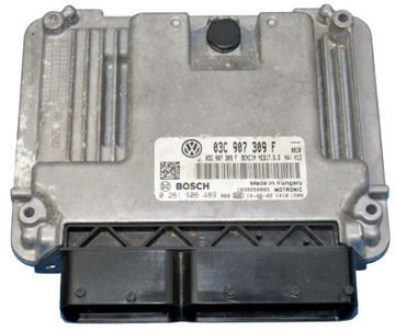 Ecu vw golf 1.4tsi 03c907309f 0261s06489 додам фото №1