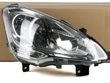 Лампа фара перед передняя правая + моторчик do peugeot partner ii фото №1