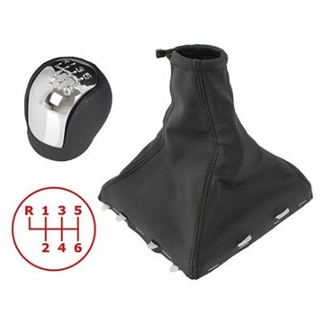 Ручка зміни коробки передач чохол opel vectra c signum 6 фото №1