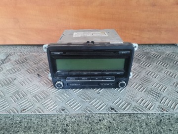 Seat leon ii altea оригинальный номер радио cd 5p0035186b фото №1