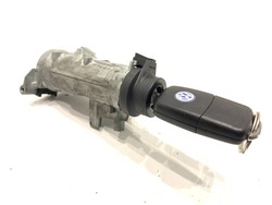 Замок запалювання vw golf v 1k0905851b 1.4 80km 03-10 ключ фото №1