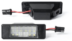 Освітлення номерного знака реєстраційний реєстрації led nissan qashqai x-trail фото №1