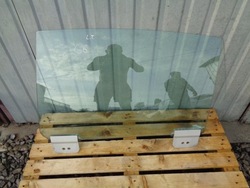 Скло двері лівий зад ліва клеєна подвійна citroen c6 06r фото №1