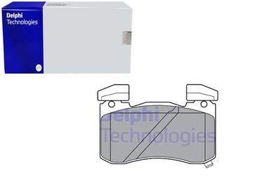 Delphi lp3396 набір гальмівні колодки гальмівних, гальма дискові фото №1