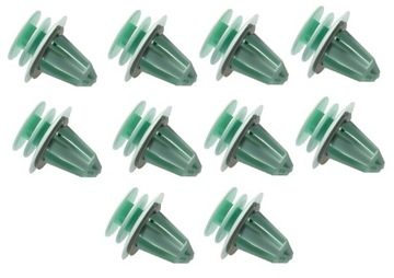 10x клипса штифт обивка дверь do skoda fabia i 1 2 octavia ii 2 roomster фото №1