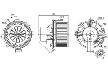 Nissens повітродувка mercedes sprinter 3,5-t 906 , sp фото №1