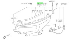Лампа фара led правые subaru legacy outback оригинал 2020- фото №1