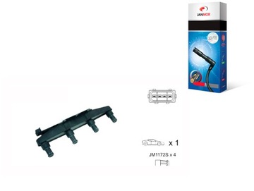 Janmor катушка зажигания skoda favorit 1.3 781 78 фото №1