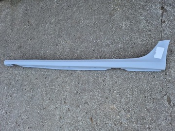 Audi a6 c7 рестайлинг 14- планка пороговая накладка левая порог 4g0 фото №1