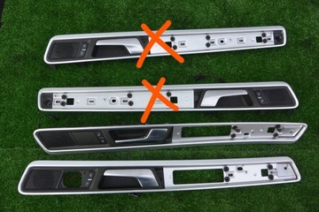 Планка обшивка двері ручка динамік vw touareg 7p фото №1