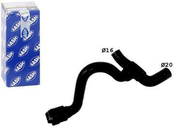 Sas3406288 шланг радиатор opel astra 1.7 td 98- фото №1